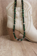 Green Tigers Eye Necklace-Chain Necklaces-Rae Collective, Women's Online Fashion Boutique Located in Phoenix, Arizona (Scottsdale Area)
