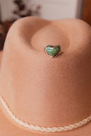 Solid Band Heart Single Stone Ring-Statement Rings-Rae Collective, Women's Online Fashion Boutique Located in Phoenix, Arizona (Scottsdale Area)