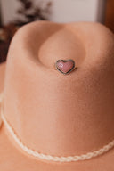 Solid Band Heart Single Stone Ring-Statement Rings-Rae Collective, Women's Online Fashion Boutique Located in Phoenix, Arizona (Scottsdale Area)