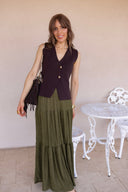 Sunset Sway Midi Skirt & Tank Set