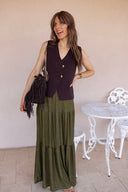 Sunset Sway Midi Skirt & Tank Set
