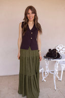 Sunset Sway Midi Skirt & Tank Set