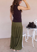Sunset Sway Midi Skirt & Tank Set