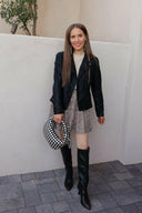 Coalition LA Studded Classic Moto Faux Leather Jacket-Jackets-Rae Collective, Women's Online Fashion Boutique Located in Phoenix, Arizona (Scottsdale Area)