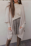 Boucle Cozy Ruana w/ Pockets-Cardigans-Rae Collective, Women's Online Fashion Boutique Located in Phoenix, Arizona (Scottsdale Area)