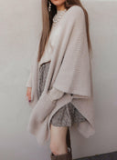 Boucle Cozy Ruana w/ Pockets-Cardigans-Krush Kandy, Women's Online Fashion Boutique Located in Phoenix, Arizona (Scottsdale Area)
