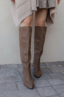 The Lexington Boot- Taupe - PREORDER SHIPS 11/30-Boots-Rae Collective, Women's Online Fashion Boutique Located in Phoenix, Arizona (Scottsdale Area)