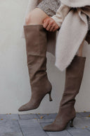 The Lexington Boot- Taupe - PREORDER SHIPS 11/30-Boots-Rae Collective, Women's Online Fashion Boutique Located in Phoenix, Arizona (Scottsdale Area)