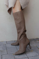 The Lexington Boot- Taupe - PREORDER SHIPS 11/30-Boots-Rae Collective, Women's Online Fashion Boutique Located in Phoenix, Arizona (Scottsdale Area)