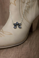 Little Horseshoe Stone Necklace-Chain Necklaces-Rae Collective, Women's Online Fashion Boutique Located in Phoenix, Arizona (Scottsdale Area)