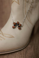Little Horseshoe Stone Necklace-Chain Necklaces-Rae Collective, Women's Online Fashion Boutique Located in Phoenix, Arizona (Scottsdale Area)