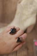 Multi Amber Heart Rings-Rings-Rae Collective, Women's Online Fashion Boutique Located in Phoenix, Arizona (Scottsdale Area)