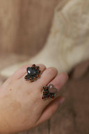 Multi Amber Heart Rings-Rings-Rae Collective, Women's Online Fashion Boutique Located in Phoenix, Arizona (Scottsdale Area)