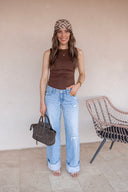 Effortlessly Sleek Draped Sleeveless Top