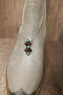 Red Tigers Eye & Mine 8 Necklaces-Chain Necklaces-Rae Collective, Women's Online Fashion Boutique Located in Phoenix, Arizona (Scottsdale Area)