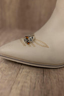 White CZ, Amber & Chocolate Moonstone Floating Ring-Rings-Krush Kandy, Women's Online Fashion Boutique Located in Phoenix, Arizona (Scottsdale Area)