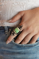 Sagebrush Green Stone Western Statement Ring S.No 18