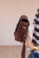 Cowy Suede Crossbody Bag | Pre-Order