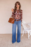 Secret Meadow Floral Mesh Top | Pre-Order