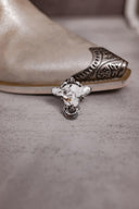 Sterling Concho Cow Slab Stone Ring-Rings-Rae Collective, Women's Online Fashion Boutique Located in Phoenix, Arizona (Scottsdale Area)