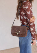 Cowy Suede Crossbody Bag | Pre-Order