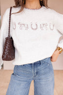 Chic Little Rodeo Embroidered Sweatshirt