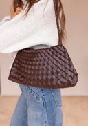 Luna Woven Shoulder Handbag | 2 Colors