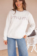 Chic Little Rodeo Embroidered Sweatshirt