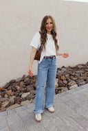 MICA Wild & Free Wide Leg Jeans-Denim-Rae Collective, Women's Online Fashion Boutique Located in Phoenix, Arizona (Scottsdale Area)