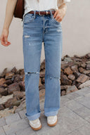 MICA Wild & Free Wide Leg Jeans-Denim-Krush Kandy, Women's Online Fashion Boutique Located in Phoenix, Arizona (Scottsdale Area)