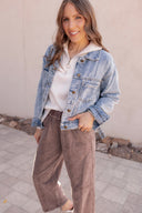 The Americana Classic Relaxed Oversized Denim Jacket