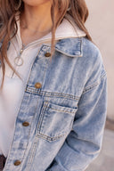 The Americana Classic Relaxed Oversized Denim Jacket