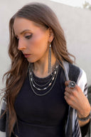 High Plains Desert Pearl Tassel Earrings-Drop Earrings-Rae Collective, Women's Online Fashion Boutique Located in Phoenix, Arizona (Scottsdale Area)