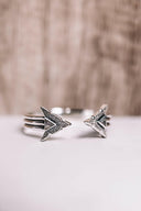 Double Arrow Stone Cuff-Chain Bracelets-Rae Collective, Women's Online Fashion Boutique Located in Phoenix, Arizona (Scottsdale Area)