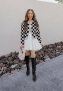 Poetic Ties Long Sleeve Checkered Cardigan-Cardigans-Rae Collective, Women's Online Fashion Boutique Located in Phoenix, Arizona (Scottsdale Area)