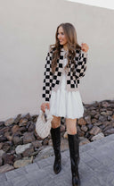 Poetic Ties Long Sleeve Checkered Cardigan-Cardigans-Rae Collective, Women's Online Fashion Boutique Located in Phoenix, Arizona (Scottsdale Area)