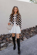 Poetic Ties Long Sleeve Checkered Cardigan-Cardigans-Rae Collective, Women's Online Fashion Boutique Located in Phoenix, Arizona (Scottsdale Area)