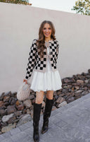 Poetic Ties Long Sleeve Checkered Cardigan-Cardigans-Rae Collective, Women's Online Fashion Boutique Located in Phoenix, Arizona (Scottsdale Area)