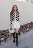 Poetic Ties Long Sleeve Checkered Cardigan-Cardigans-Rae Collective, Women's Online Fashion Boutique Located in Phoenix, Arizona (Scottsdale Area)