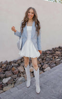 Chateau Chic Lapel Collar Blazer-Blazers-Rae Collective, Women's Online Fashion Boutique Located in Phoenix, Arizona (Scottsdale Area)