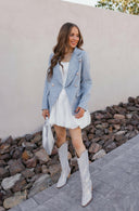 Chateau Chic Lapel Collar Blazer-Blazers-Rae Collective, Women's Online Fashion Boutique Located in Phoenix, Arizona (Scottsdale Area)