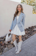 Chateau Chic Lapel Collar Blazer-Blazers-Rae Collective, Women's Online Fashion Boutique Located in Phoenix, Arizona (Scottsdale Area)