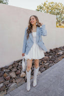 Chateau Chic Lapel Collar Blazer-Blazers-Rae Collective, Women's Online Fashion Boutique Located in Phoenix, Arizona (Scottsdale Area)