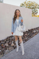 Chateau Chic Lapel Collar Blazer-Blazers-Rae Collective, Women's Online Fashion Boutique Located in Phoenix, Arizona (Scottsdale Area)