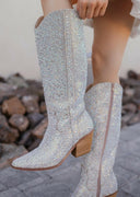 Nashville Full Rhinestone Western Knee-High Boots-Boots-Rae Collective, Women's Online Fashion Boutique Located in Phoenix, Arizona (Scottsdale Area)