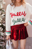 Tinsel Town Holly & Jolly Knit Sweater-Sweaters-Rae Collective, Women's Online Fashion Boutique Located in Phoenix, Arizona (Scottsdale Area)