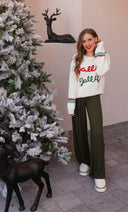 Tinsel Town Holly & Jolly Knit Sweater-Sweaters-Rae Collective, Women's Online Fashion Boutique Located in Phoenix, Arizona (Scottsdale Area)