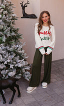 Tinsel Town Holly & Jolly Knit Sweater-Sweaters-Rae Collective, Women's Online Fashion Boutique Located in Phoenix, Arizona (Scottsdale Area)