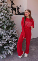Just Jolly Corded Lounge Set-Loungewear-Rae Collective, Women's Online Fashion Boutique Located in Phoenix, Arizona (Scottsdale Area)