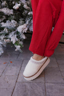 Fireside Kicks Sherpa Faux Fur Lined Slippers-Slippers-Rae Collective, Women's Online Fashion Boutique Located in Phoenix, Arizona (Scottsdale Area)